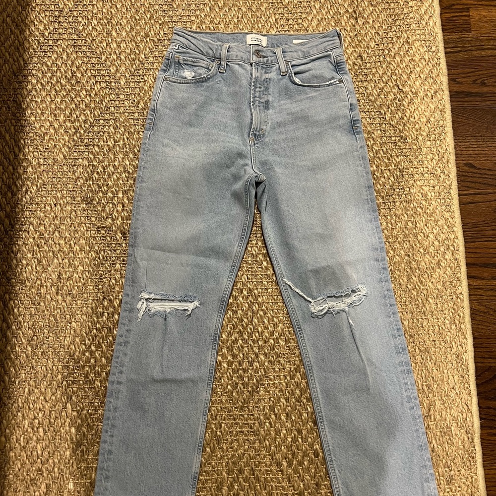 Citizens of Humanity Daphne Crop High Rise Stovepipe “Chakra” wash size 26